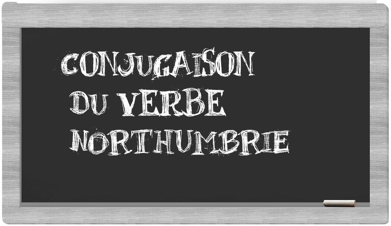 ¿Northumbrie en sílabas?