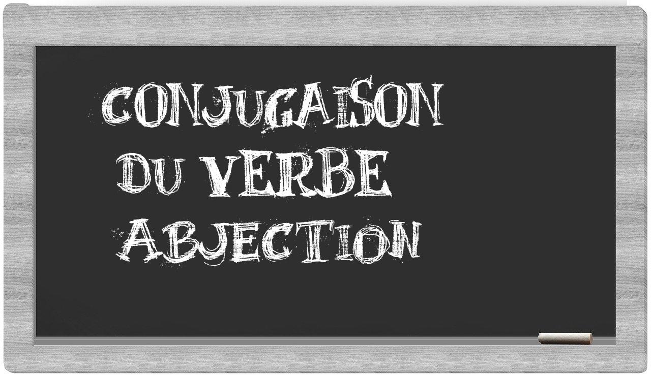 ¿abjection en sílabas?