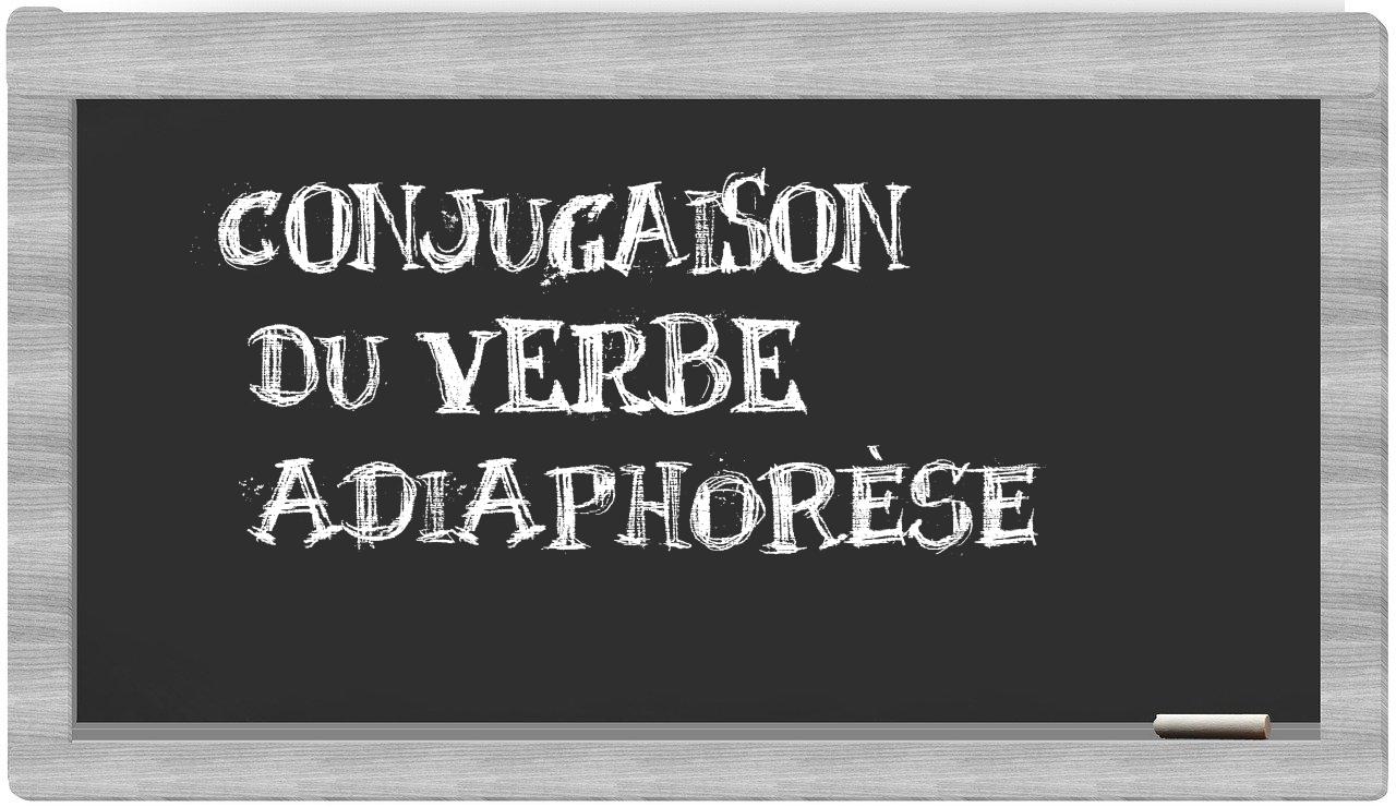 ¿adiaphorèse en sílabas?