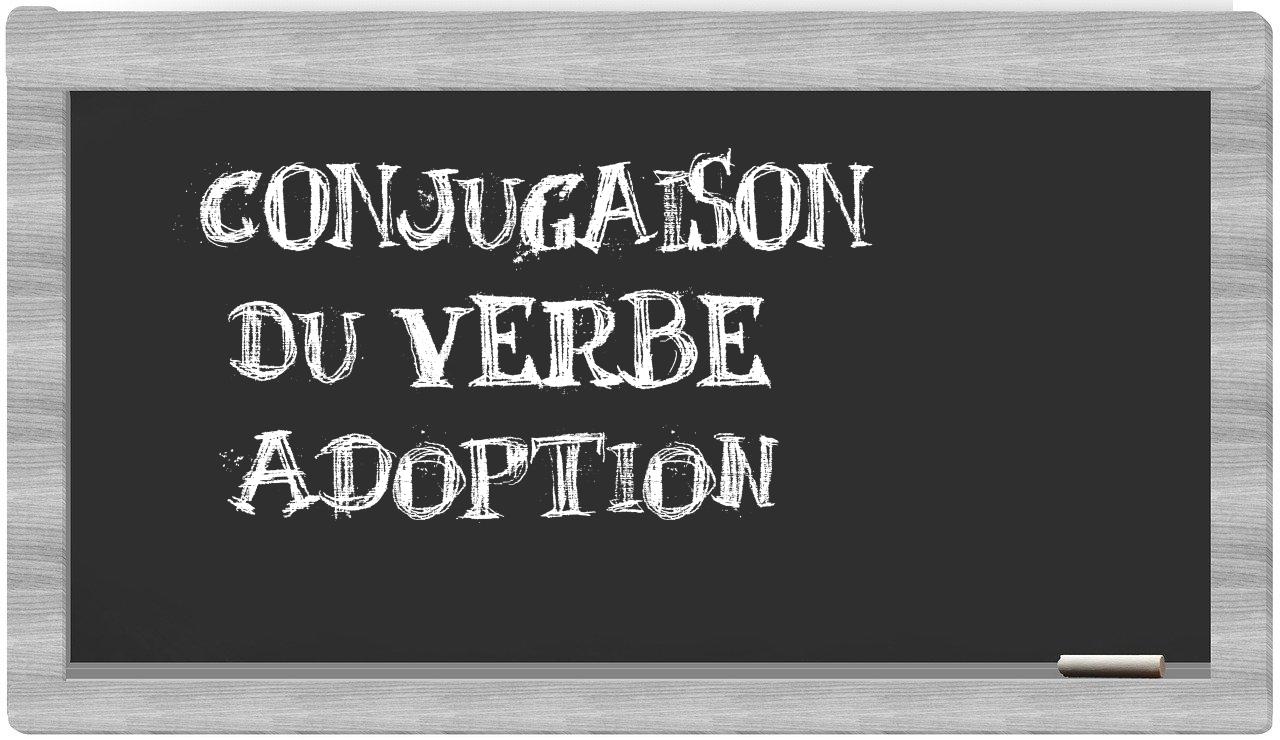 ¿adoption en sílabas?