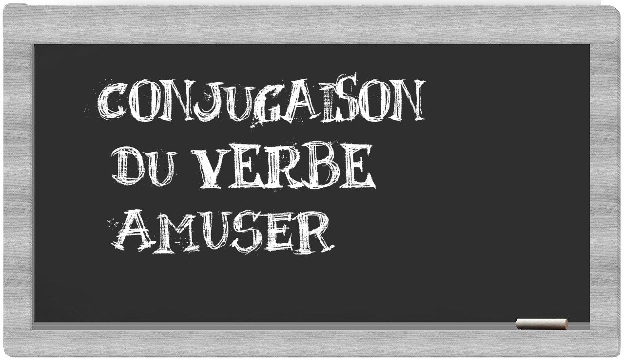 ¿amuser en sílabas?