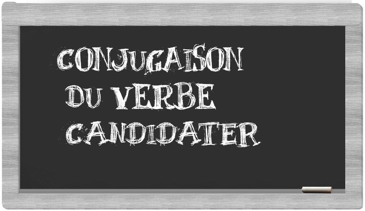 ¿candidater en sílabas?