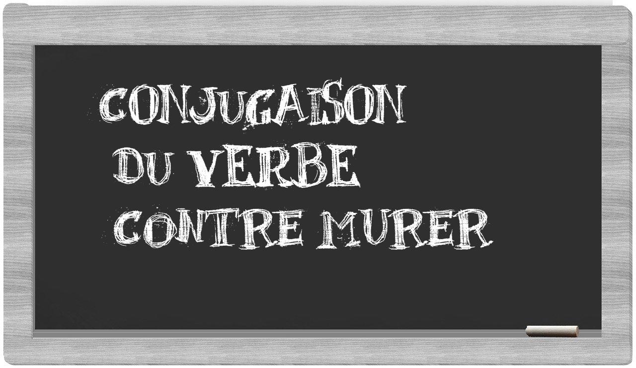 ¿contre murer en sílabas?