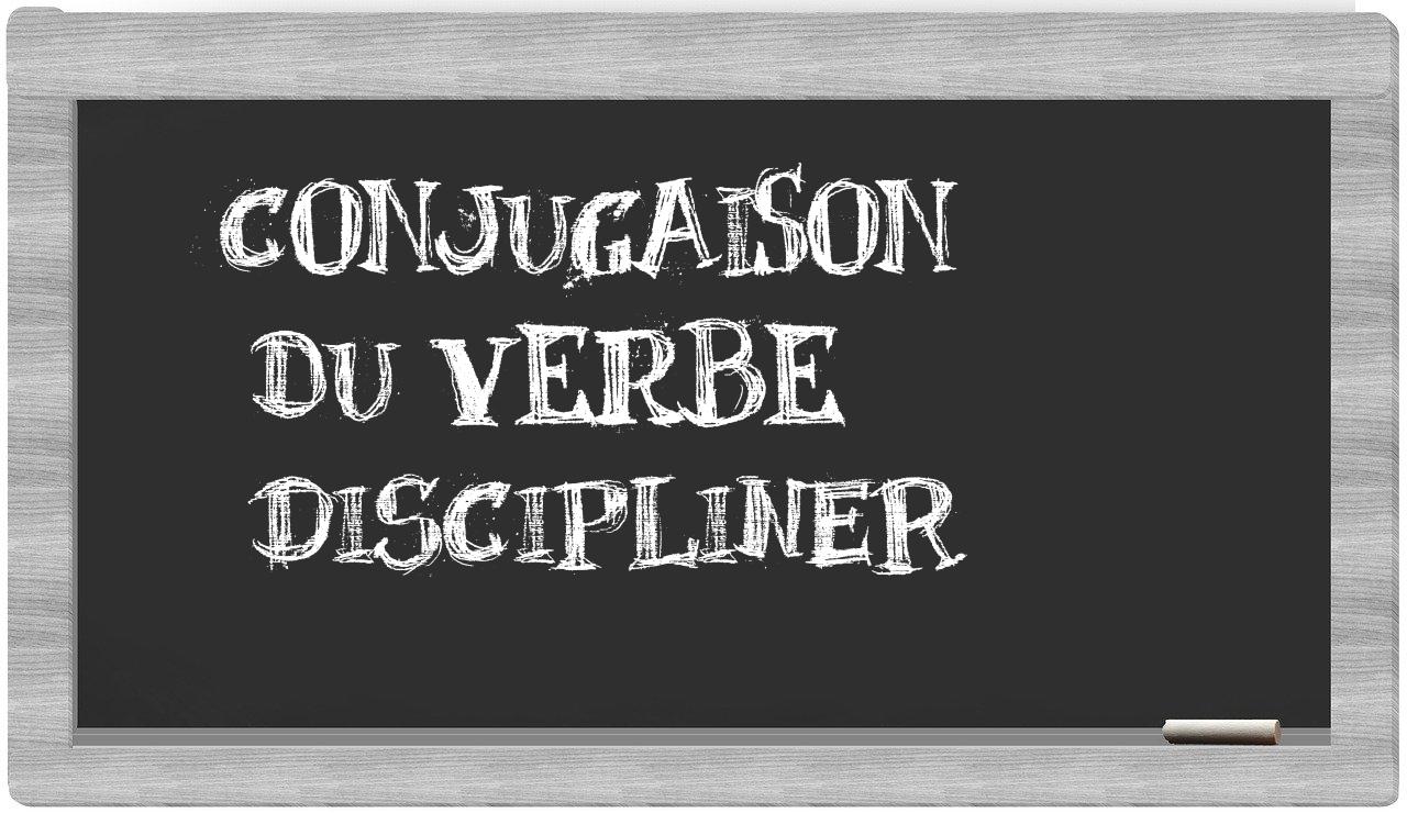 ¿discipliner en sílabas?