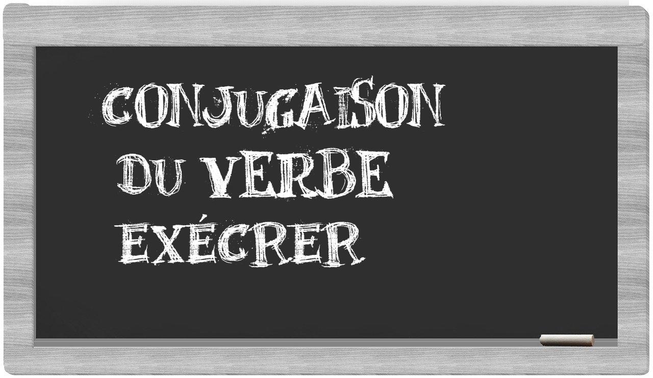 ¿exécrer en sílabas?