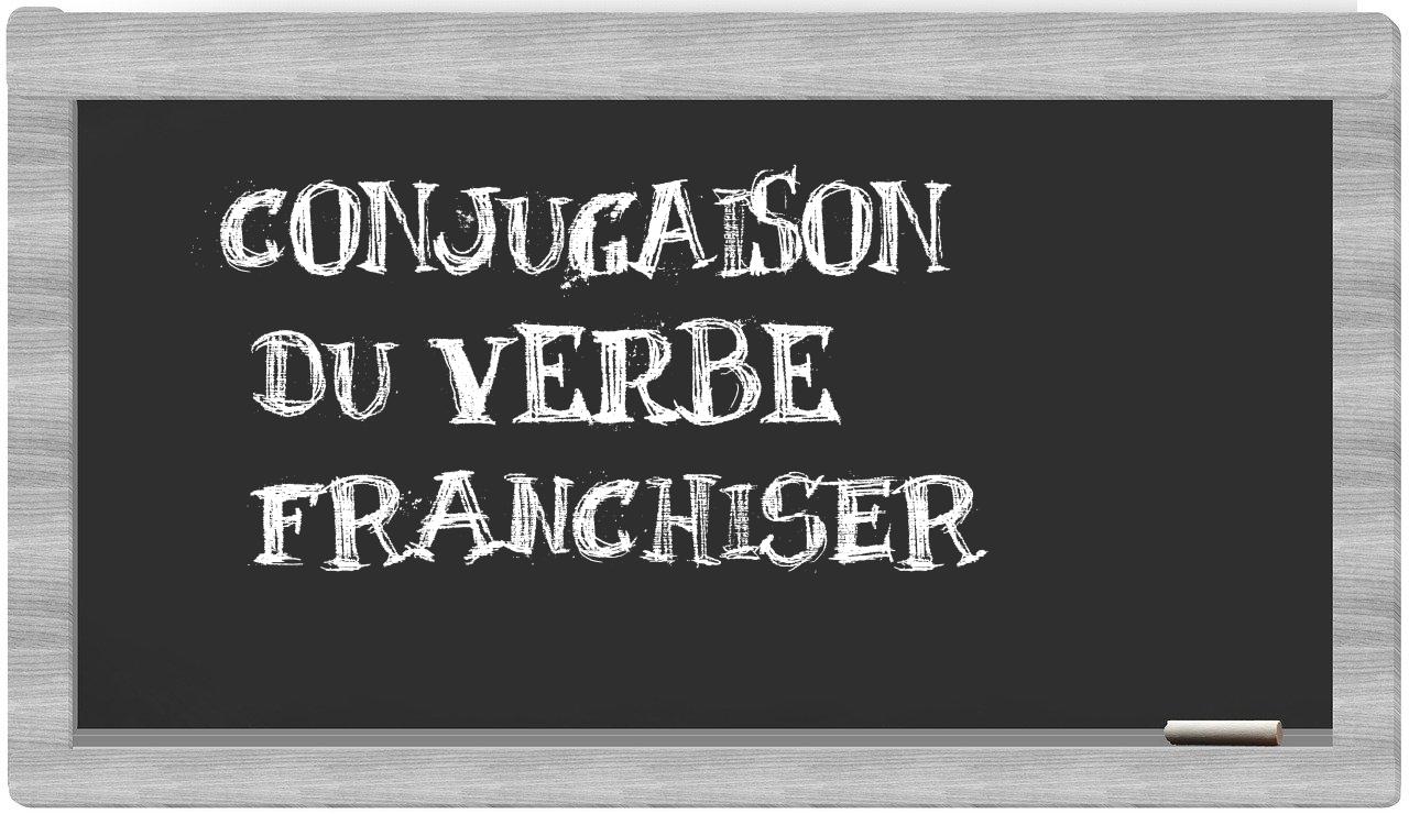 ¿franchiser en sílabas?