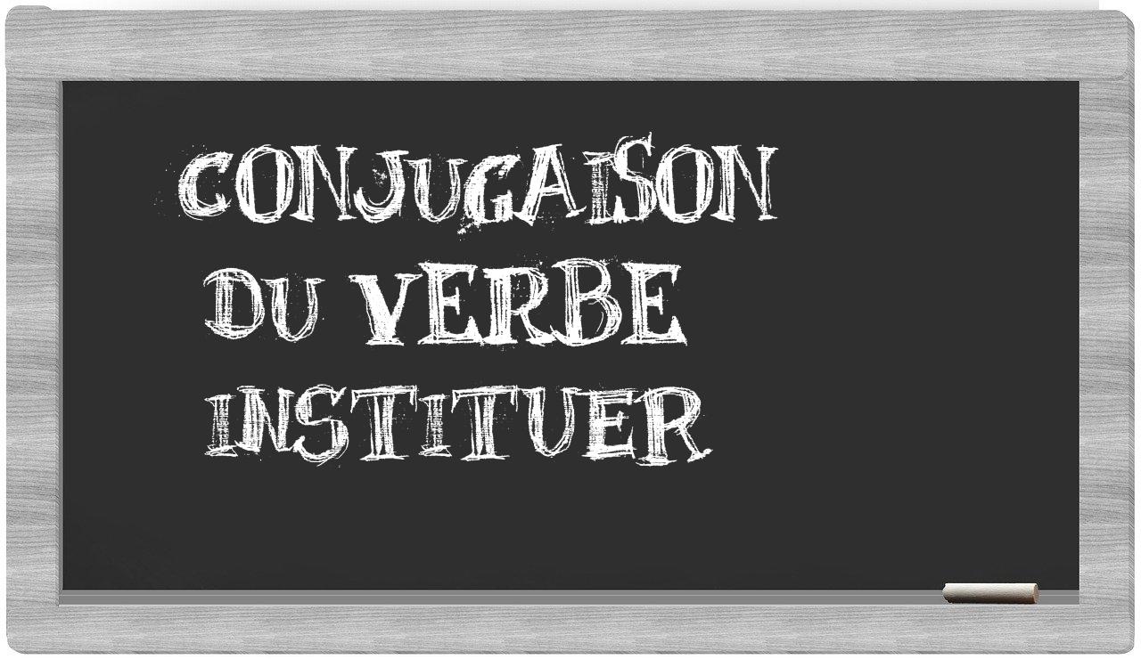 ¿instituer en sílabas?