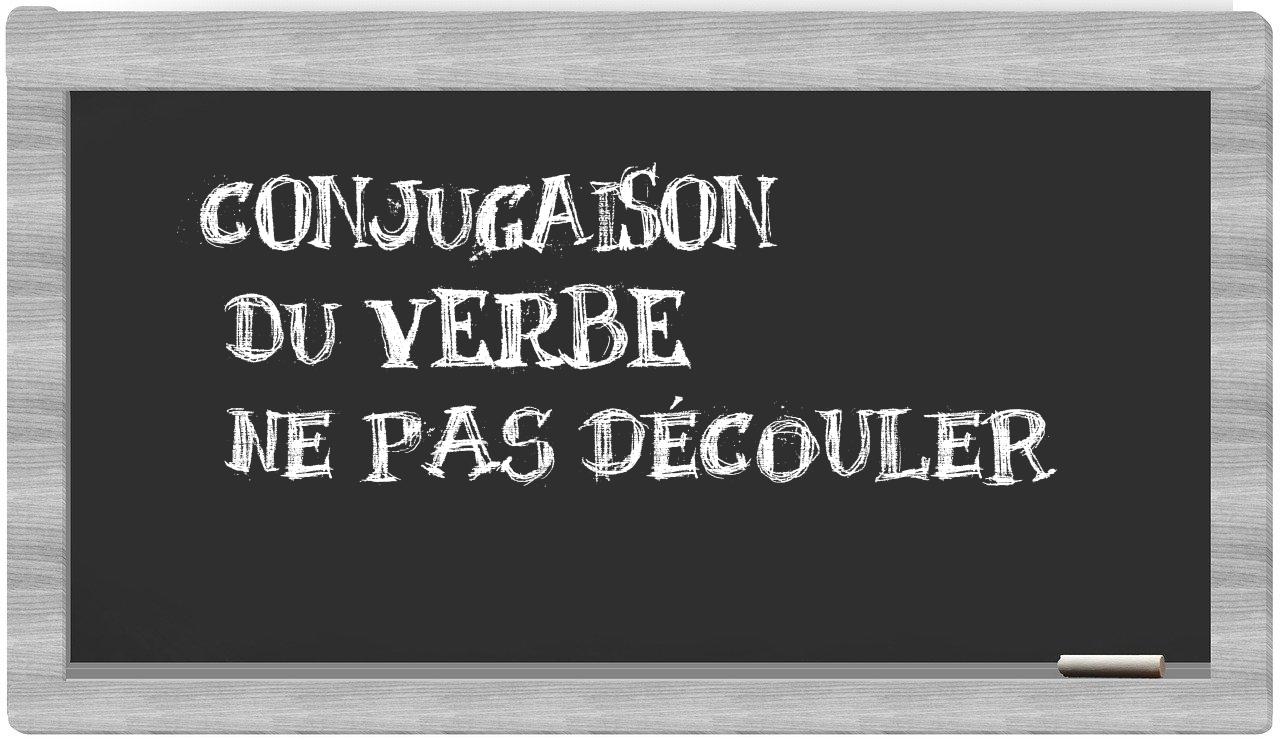 ¿ne pas découler en sílabas?