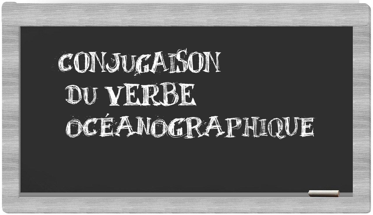 ¿océanographique en sílabas?