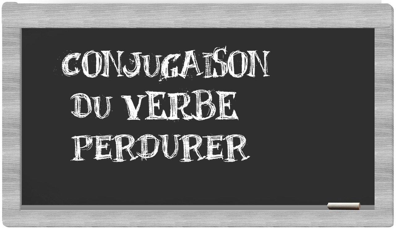 ¿perdurer en sílabas?