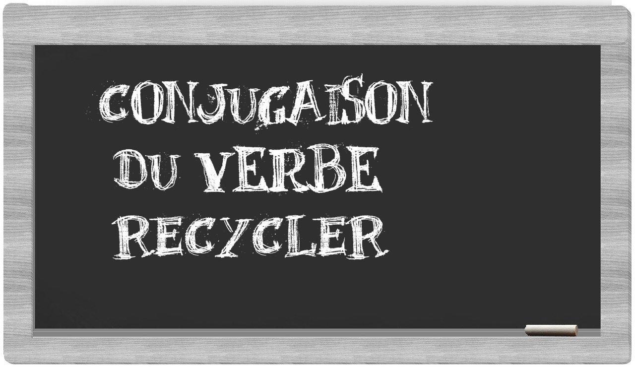 ¿recycler en sílabas?