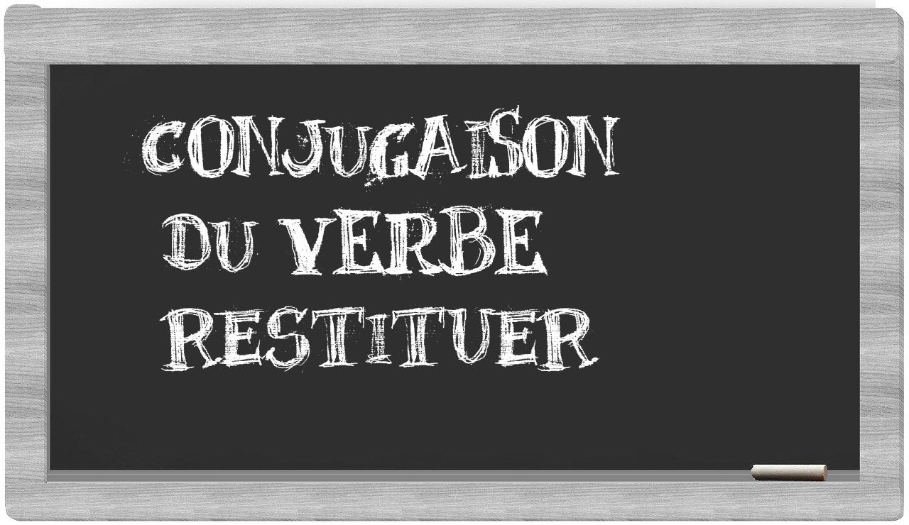 ¿restituer en sílabas?