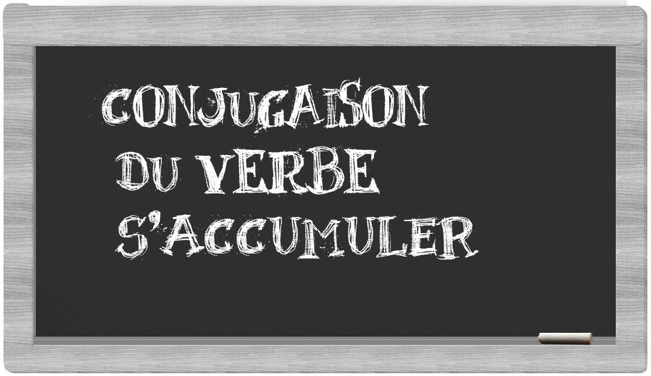 ¿s'accumuler en sílabas?