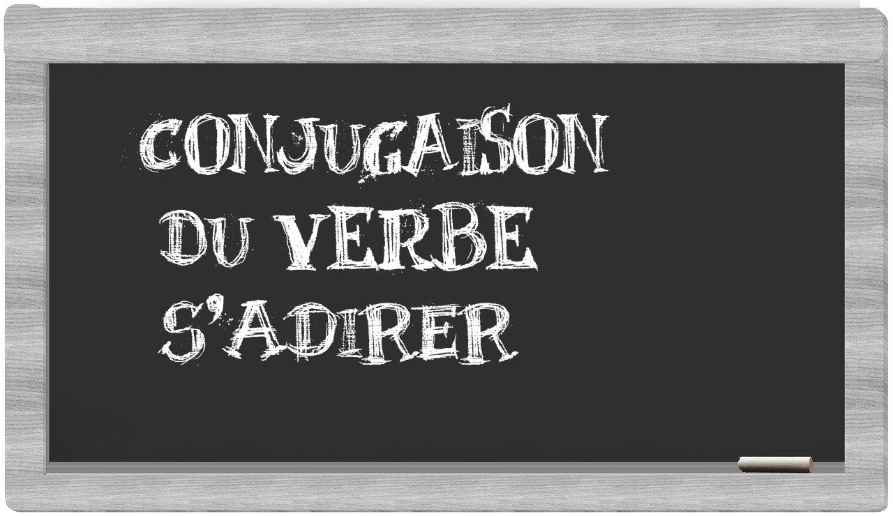 ¿s'adirer en sílabas?