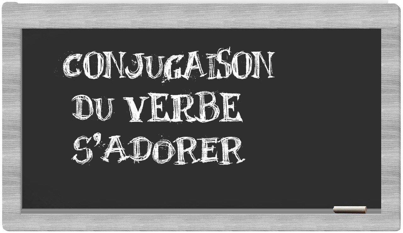 ¿s'adorer en sílabas?