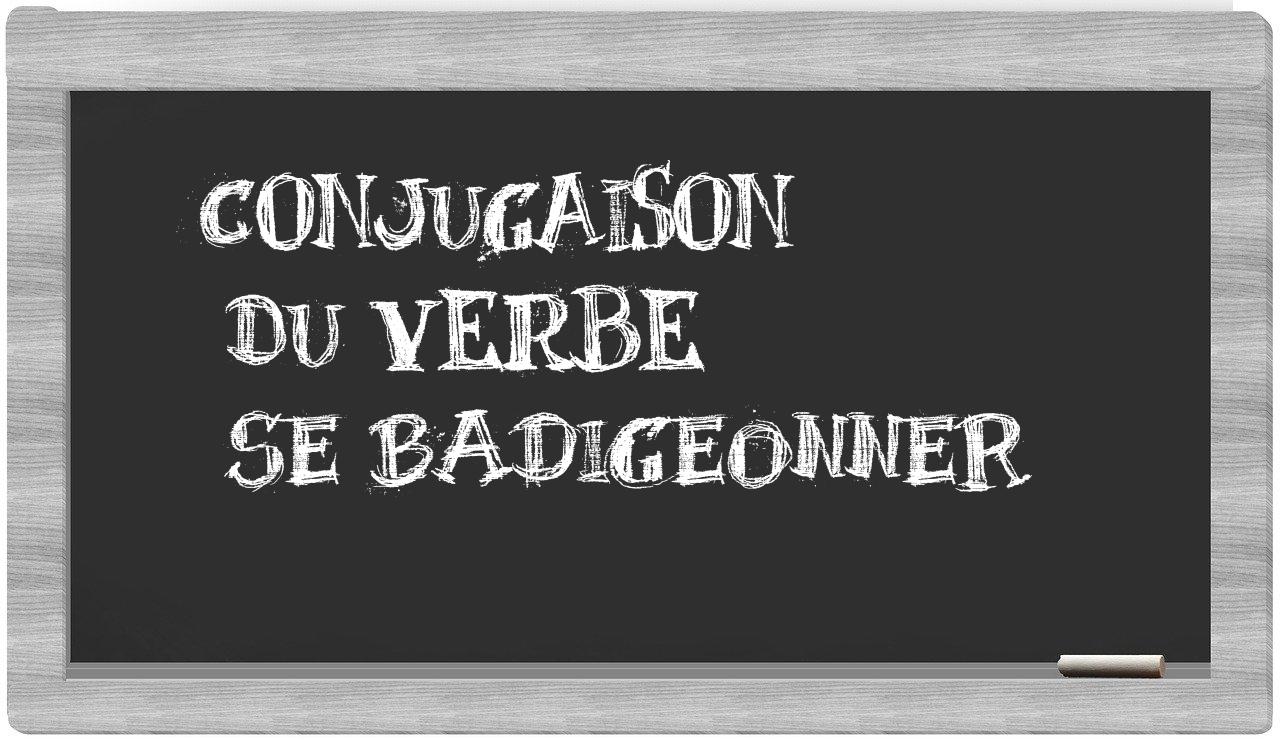 ¿se badigeonner en sílabas?