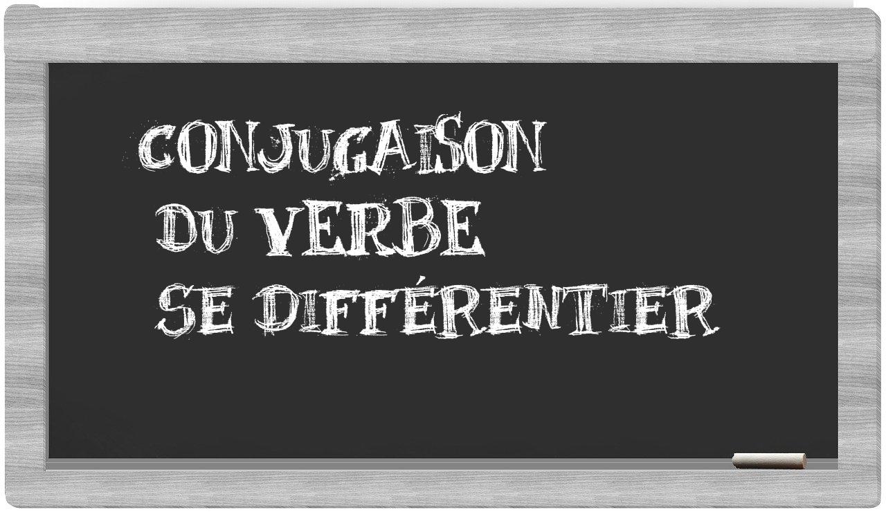 ¿se différentier en sílabas?