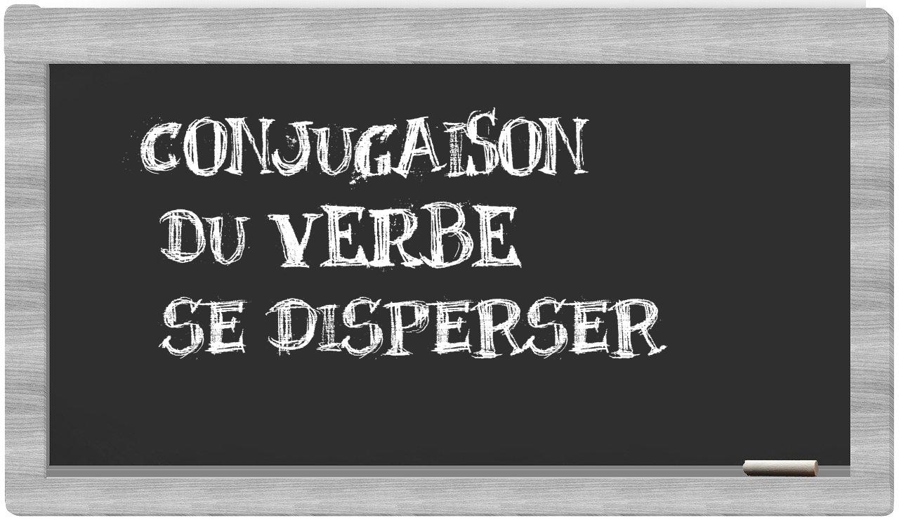 ¿se disperser en sílabas?