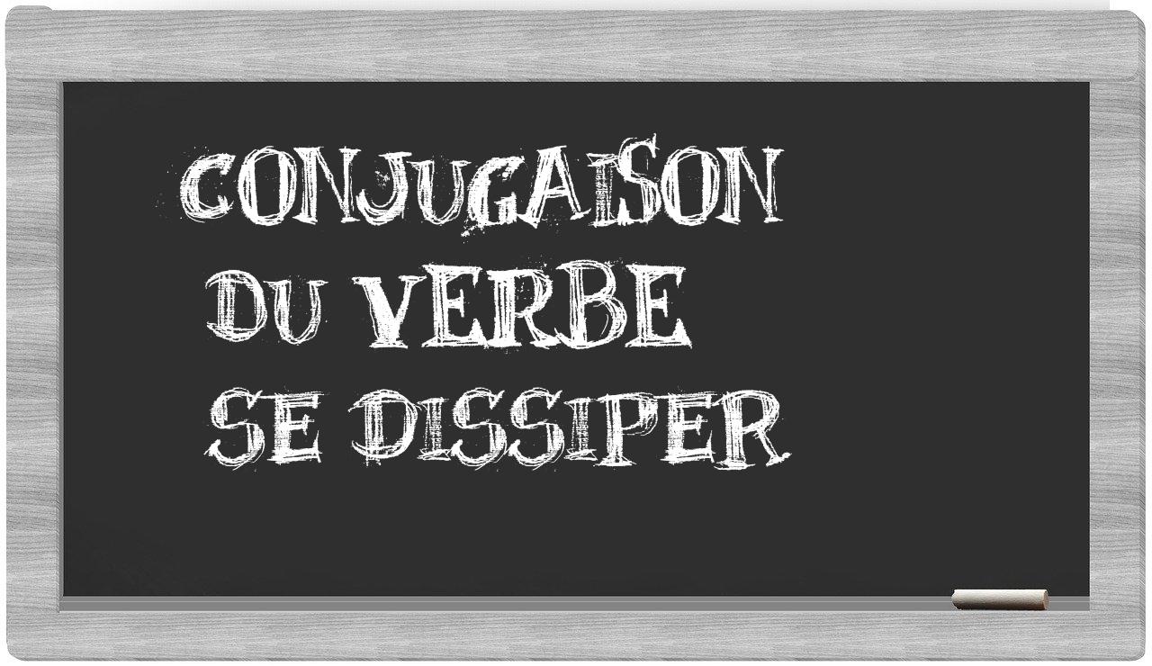 ¿se dissiper en sílabas?