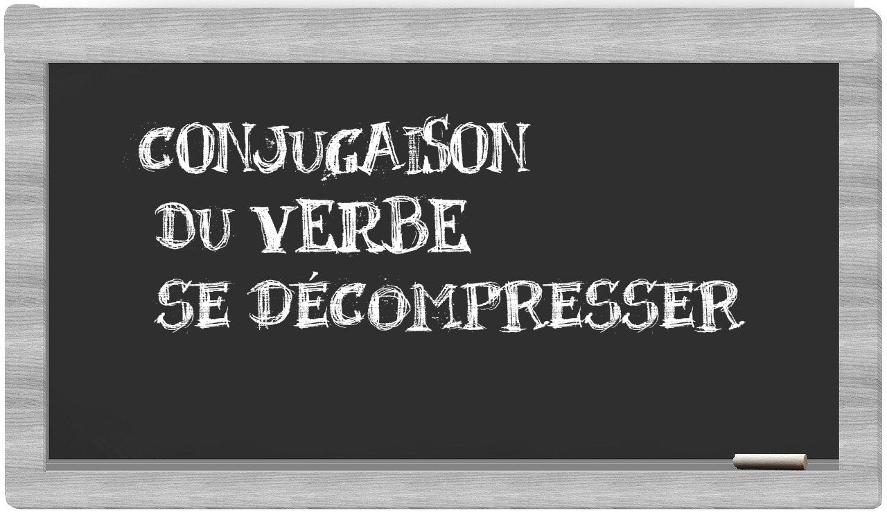 ¿se décompresser en sílabas?