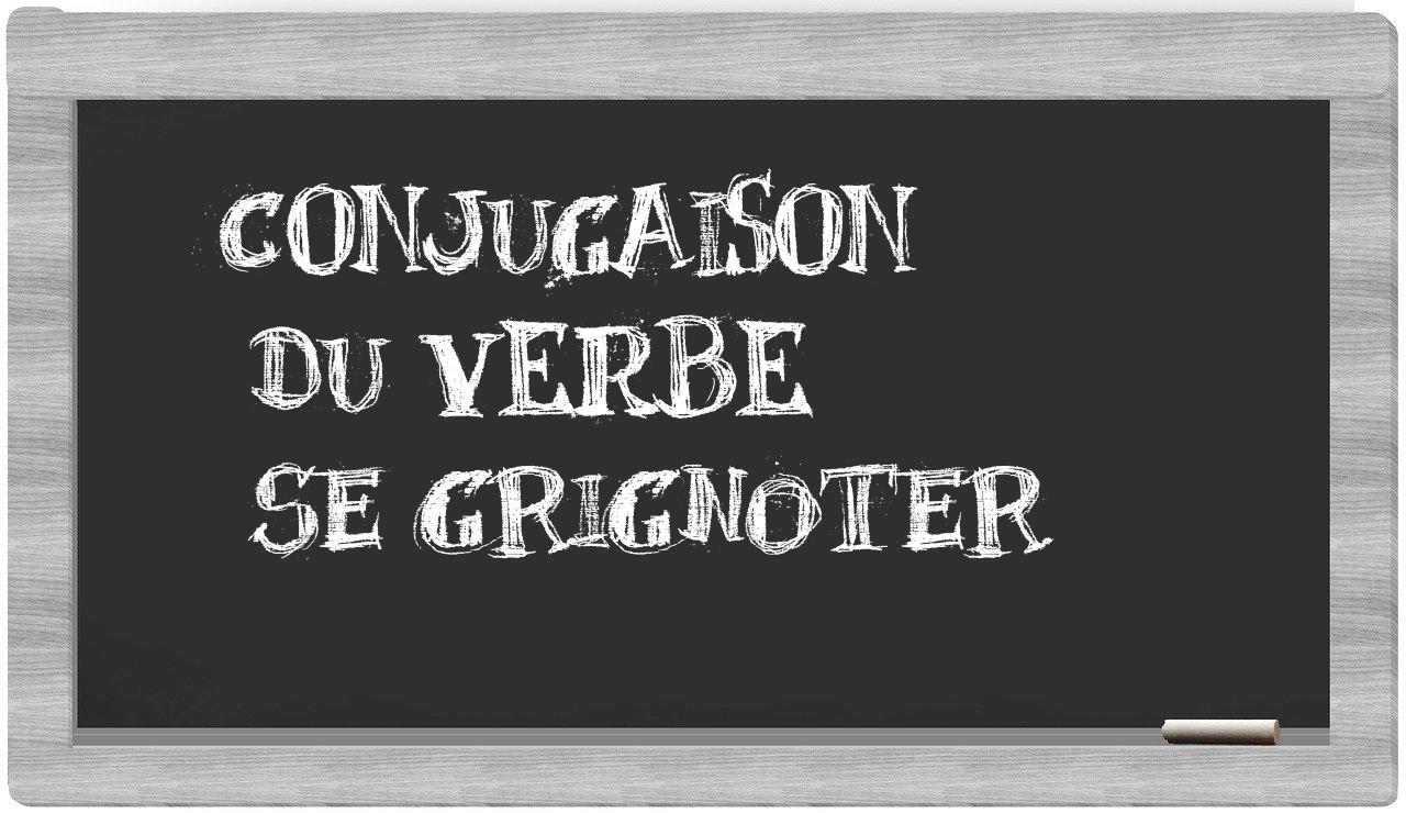 ¿se grignoter en sílabas?