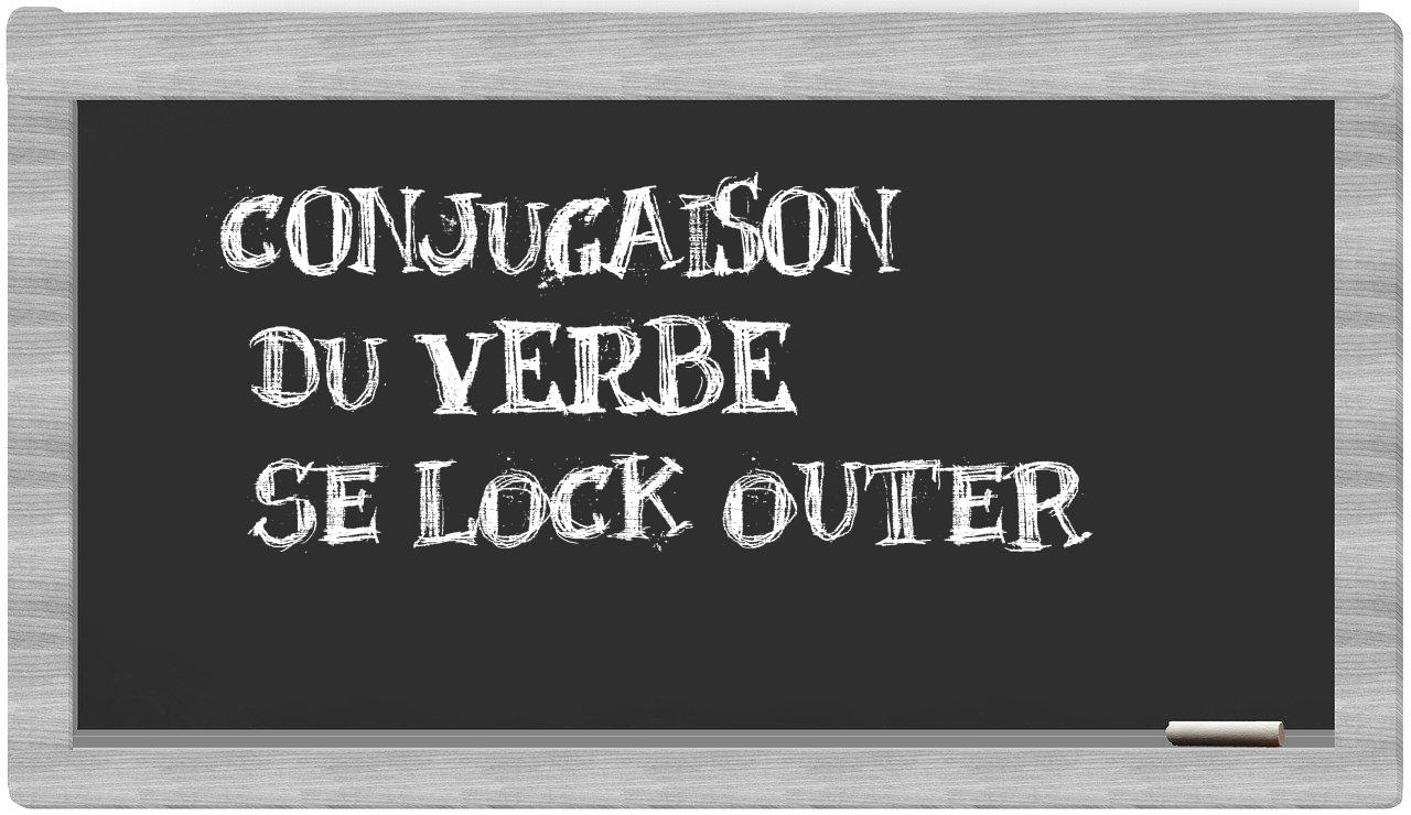 ¿se lock outer en sílabas?