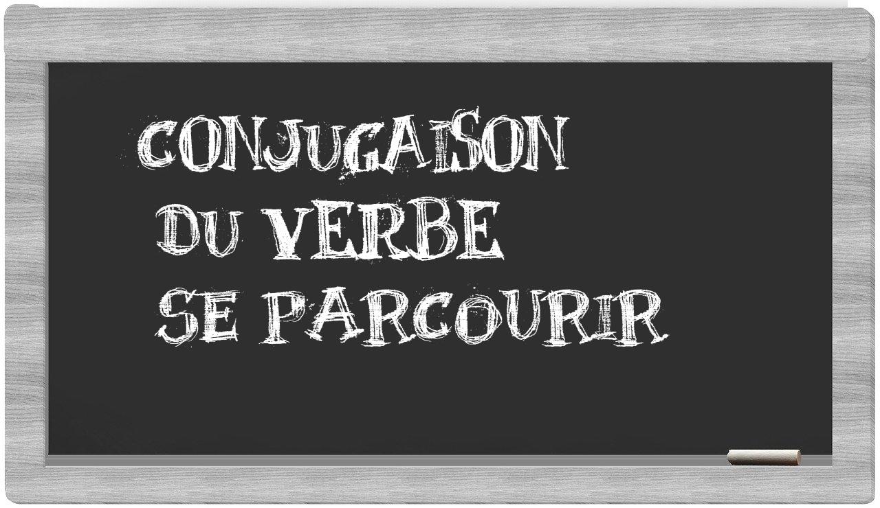 ¿se parcourir en sílabas?