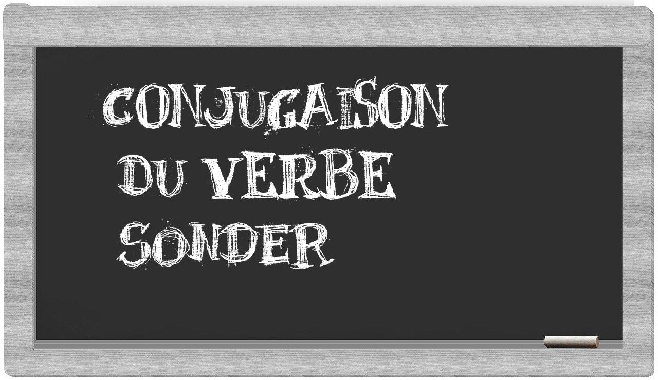 ¿sonder en sílabas?