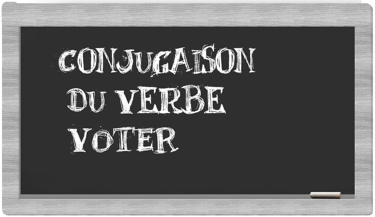 ¿voter en sílabas?